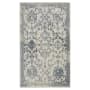 Mohawk Home Amada Theseus 4' x 6' Polyester Floral and Vintage Indoor Rectangular Area Rug Theseus Blue