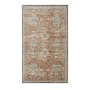 Mohawk Home Amada Theseus 4' x 6' Polyester Floral and Vintage Indoor Rectangular Area Rug Theseus Dark Orange