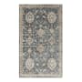 Mohawk Home Amada Theseus 4' x 6' Polyester Floral and Vintage Indoor Rectangular Area Rug Theseus Anthracite
