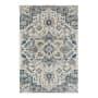 Mohawk Home Cleo Pyramus 5-1/4' x 8' Polypropylene Floral and Vintage Indoor Rectangular Area Rug Pyramus Blue
