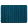 Mohawk Home Vienna Bath 1-3/4' x 2-1/2' Polyester Solid Indoor Rectangular Bathroom Rug Roswell Bath Cool Water
