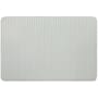 Mohawk Home Vienna Bath 1-1/2' x 2' Polyester Solid Indoor Rectangular Bathroom Rug Artic White