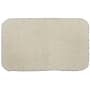 Mohawk Home Kingston Bath 1-1/2' x 2' Shag Polyester Solid Indoor Rectangular Bathroom Rug Ivory