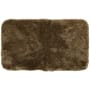 Mohawk Home Pirates Well Bath 2' x 3-1/4' Shag Polyester Solid Indoor Rectangular Bathroom Rug Brown