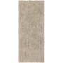 Mohawk Home Metaphor Bath 2' x 5' Shag Polyester Solid Indoor Rectangular Bathroom Rug Parchment