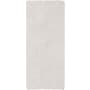 Mohawk Home Metaphor Bath 2' x 5' Shag Polyester Solid Indoor Rectangular Bathroom Rug Artic White