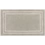 Mohawk Home Knitted Bath 2' x 3-1/4' Polyester Border Indoor Rectangular Bathroom Rug Corona Flint / White