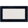 Mohawk Home Knitted Bath 2' x 3-1/4' Polyester Border Indoor Rectangular Bathroom Rug Counterpoint Indigo / White