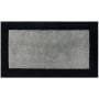 Mohawk Home Knitted Bath 1-1/2' x 2' Polyester Border Indoor Rectangular Bathroom Rug Counterpoint Black / Pewter