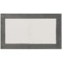 Mohawk Home Knitted Bath 2' x 3-1/4' Polyester Border Indoor Rectangular Bathroom Rug Counterpoint Pewter / White