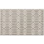 Mohawk Home Knitted Bath 1-3/4' x 2-3/4' Polyester Geometric Indoor Rectangular Bathroom Rug Linkage Flint / White