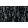 Mohawk Home Knitted Bath 2' x 3-1/4' Polyester Striped Indoor Rectangular Bathroom Rug Nimbus Black / Pewter
