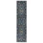 Mohawk Home Whimsy Fleming 2' x 8' Polypropylene Geometric, Southwestern, and Striped Indoor Rectangular Area Rug Fleming Blue