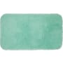 Mohawk Home Pure Perfection Bath 1-1/2' x 2' Shag Nylon Solid Indoor Rectangular Bathroom Rug Pure Perfection Sea