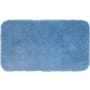 Mohawk Home Pure Perfection Bath 1-1/2' x 2' Shag Nylon Solid Indoor Rectangular Bathroom Rug Pure Perfection Sky