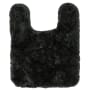 Mohawk Home Pirates Well Bath 1-3/4' x 2' Shag Polyester Solid Indoor U-Shaped Bathroom Rug Iron