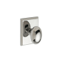 Montana Forge Single Dummy Door Knob Set with K1 Knob and R2 Rose from the Contemporary Collection Polished Stainless