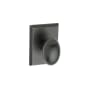 Montana Forge Single Dummy Door Knob Set with K1 Knob and R2 Rose from the Contemporary Collection Tuscan Bronze