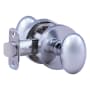 Montana Forge Passage Door Knob Set with K1 Knob and R4 Rose from the Contemporary Collection Polished Stainless