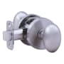 Montana Forge Passage Door Knob Set with K1 Knob and R4 Rose from the Contemporary Collection Satin Stainless