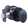 Montana Forge Passage Door Knob Set with K1 Knob and R4 Rose from the Contemporary Collection Tuscan Bronze