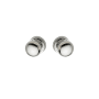 Montana Forge Full Dummy Door Knob Set with K2 Knob and R1 Rose from the Mediterranean Collection Polished Stainless