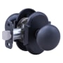 Montana Forge Passage Door Knob Set with K2 Knob and R3 Rose from the Contemporary Collection Tuscan Bronze