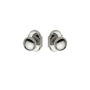 Montana Forge Full Dummy Door Knob Set with K2 Knob and R3 Rose from the Traditional Collection Polished Stainless