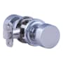 Montana Forge Passage Door Knob Set with K3 Knob and R1 Rose from the Contemporary Collection Polished Stainless