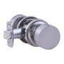 Montana Forge Passage Door Knob Set with K3 Knob and R1 Rose from the Contemporary Collection Satin Stainless