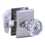 Montana Forge Privacy Door Knob Set with K4 Knob and R2 Rose from the Contemporary Collection Satin Stainless
