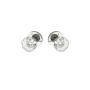 Montana Forge Full Dummy Door Knob Set with K4 Knob and R4 Rose from the Contemporary Collection Polished Stainless