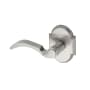 Montana Forge Left Handed Single Dummy Door Knob Set with L1 Knob and R3 Rose from the French Country Collection Satin Stainless