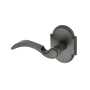Montana Forge Left Handed Single Dummy Door Knob Set with L1 Knob and R3 Rose from the French Country Collection Tuscan Bronze