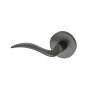 Montana Forge Left Handed Single Dummy Door Knob Set with L2 Knob and R4 Rose from the Contemporary Collection Tuscan Bronze