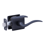 Montana Forge Passage Door Knob Set with L2 Knob and R5 Rose from the Rustic Collection Tuscan Bronze