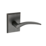 Montana Forge Right Handed Single Dummy Door Knob Set with L3 Knob and R2 Rose from the Contemporary Collection Tuscan Bronze