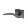 Montana Forge Left Handed Single Dummy Door Knob Set with L3 Knob and R5 Rose from the Contemporary Collection Tuscan Bronze