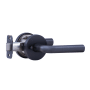 Montana Forge Privacy Door Knob Set with L5 Knob and R4 Rose from the Transitional Collection Tuscan Bronze