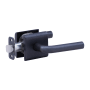 Montana Forge Passage Door Knob Set with L5 Knob and R5 Rose from the Transitional Collection Tuscan Bronze