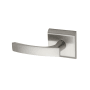 Montana Forge Left Handed Single Dummy Door Knob Set with L6 Knob and R5 Rose from the Contemporary Collection Satin Stainless