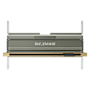 Mr Steam Linear 16 in. W. Steamhead with Aroma Therapy Reservoir Satin Brass