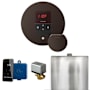 Mr Steam Basic Butler Steam Shower Control Package with Round iTempo Control and Steamhead Oil-Rubbed Bronze