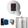 Mr Steam Basic Butler Steam Shower Control Package with Round iTempo Control and Steamhead Polished Chrome