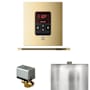 Mr Steam Basic Butler Linear Package Steam Shower Control Package with Square Itempo Control and Linear Steamhead Polished Brass
