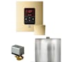 Mr Steam Basic Butler Package Steam Shower Control Package with Square Itempo Control and Linear Steamhead Polished Brass