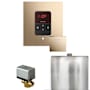 Mr Steam Basic Butler Package Steam Shower Control Package with Square Itempo Control and Linear Steamhead Polished Gold