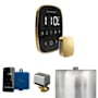 Mr Steam ButlerFlex Steam Shower Control Package with TempoFlex Control and Steamhead Black / Polished Brass