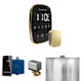 Mr Steam ButlerFlex Steam Shower Control Package with TempoFlex Control and Steamhead Black / Satin Brass