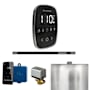 Mr Steam ButlerFlex Linear Steam Shower Control Package with TempoFlex Control and Linear Steamhead Black / Brilliant Black